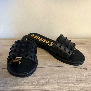 Juicy Couture Yana Studded Slide Sandal